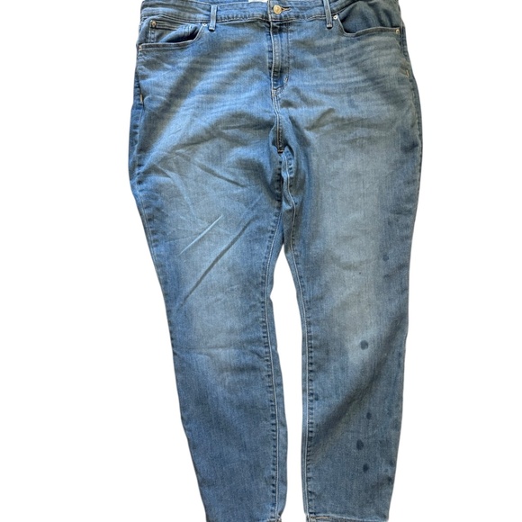 Levi’s Whimsical Nautical Handmade Embroidered Mid Rise Skinny Jeans - Picture 3 of 4